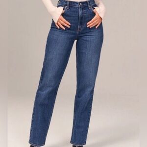 Abercrombie & Fitch Blue Straight Leg Jeans